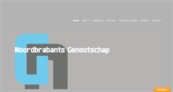 Desktop Screenshot of noordbrabantsgenootschap.nl